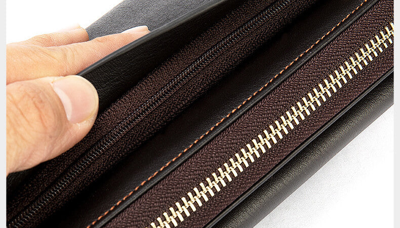 Business Clutch Herren Leder Unterarmtasche Handgelenktasche Handtasche in 3 Farben