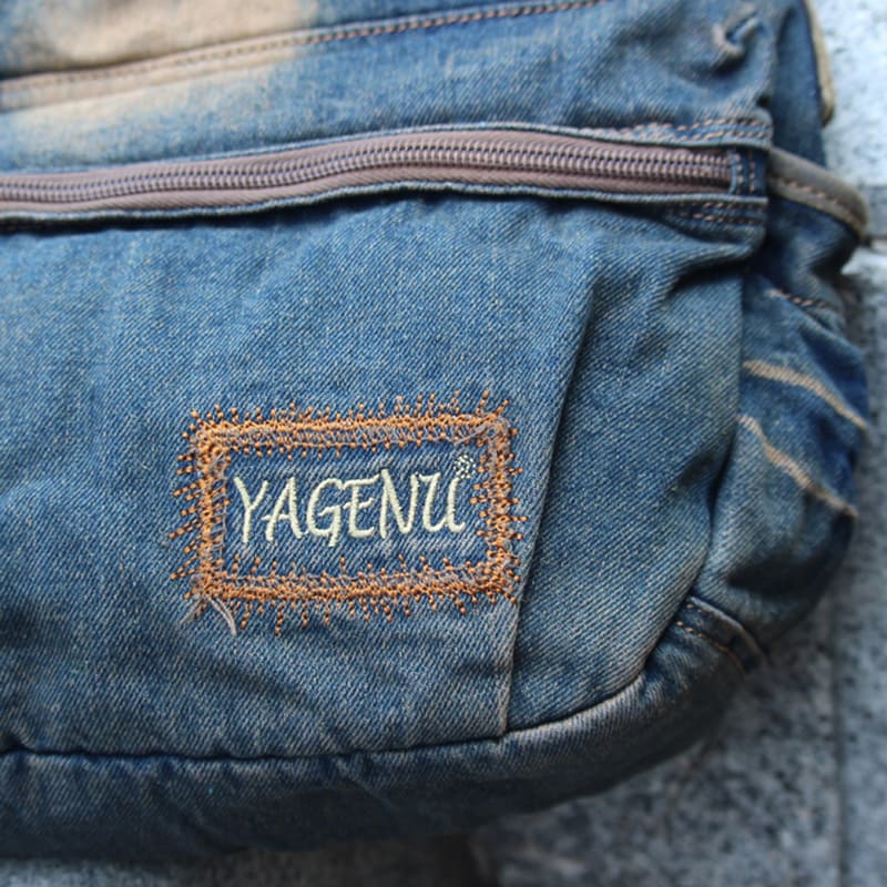 Herren retro Umhängetasche Outdoor aus Denim Messenger Bag Jeans