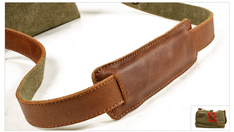 Retro Canvas Herren Reisetasche Segeltuch Umhängetasche für Reisen Messenger Bag