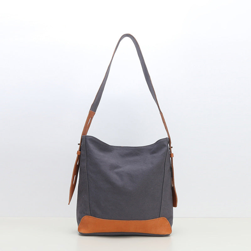 große Schultertasche Damen Umhängetasche Frauen Canvas