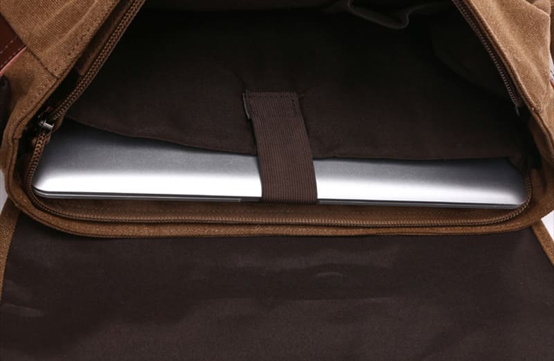 günsitge Umhängetasche Canvas Herren Segeltuch Schule Schultertasche für Uni Männer