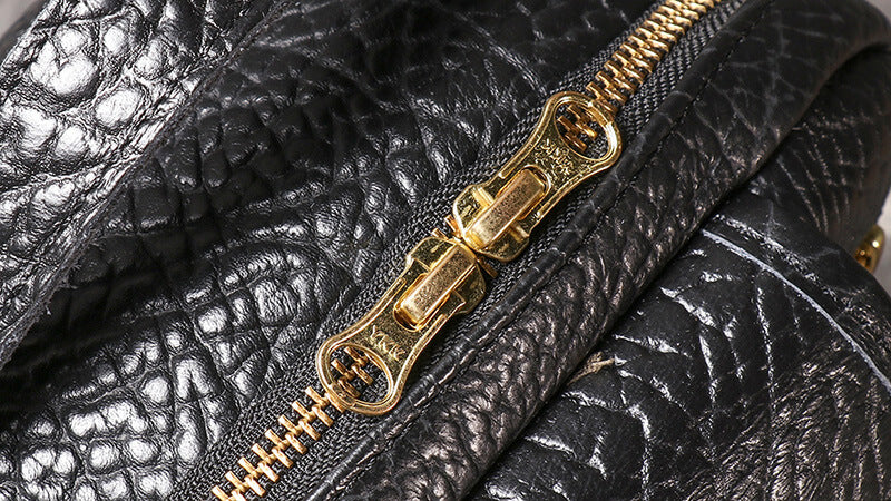 Herren Brusttasche Leder schwarz Bauchtasche Umhängetasche für Freizeit