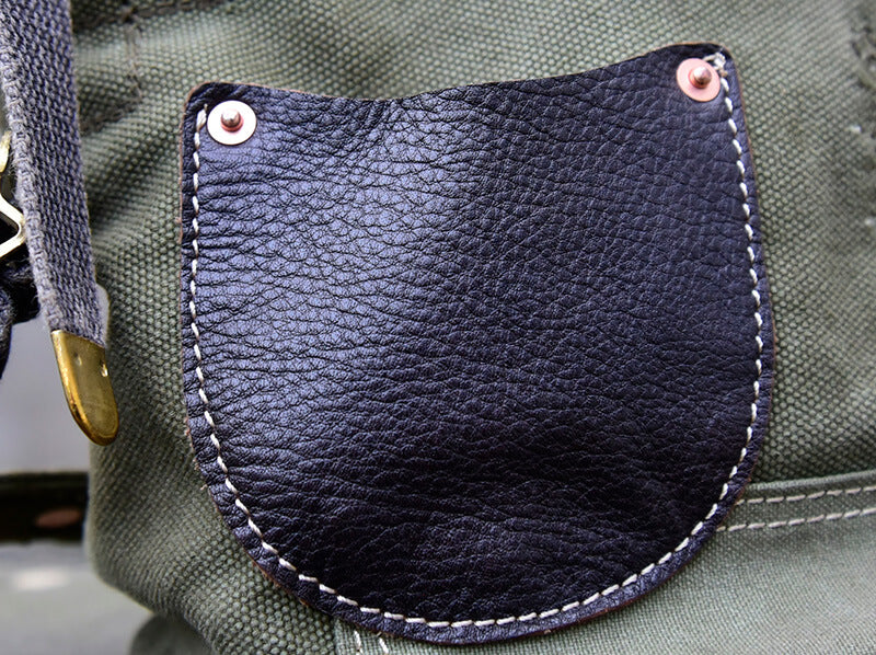 Kleine Damen Handtasche Canvas Umhängetasche Segeltuchtasche Grün