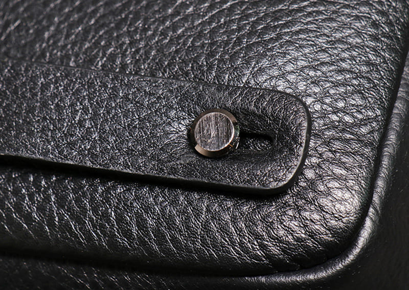 schwarz Handgelenk Clutch Leder Handtasche Herren mit Kartenfächern