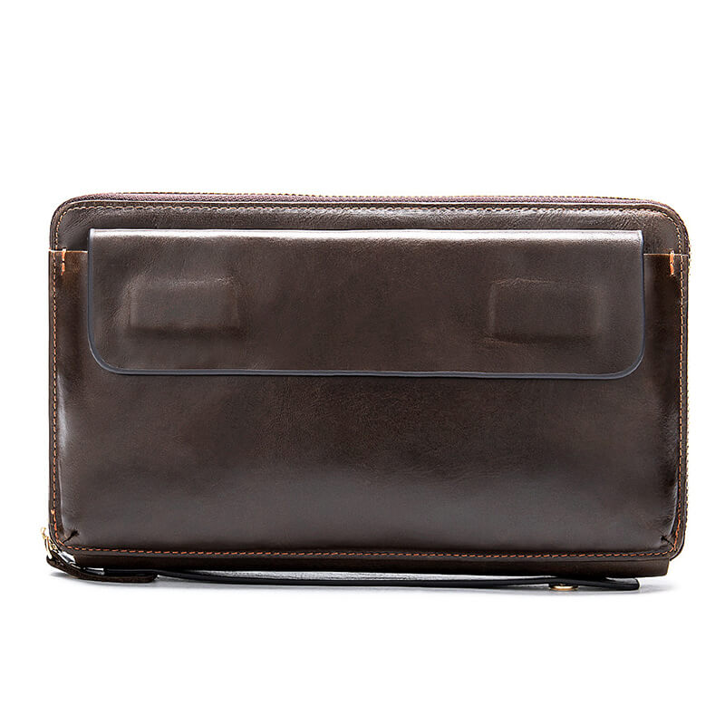 herren leder clutch