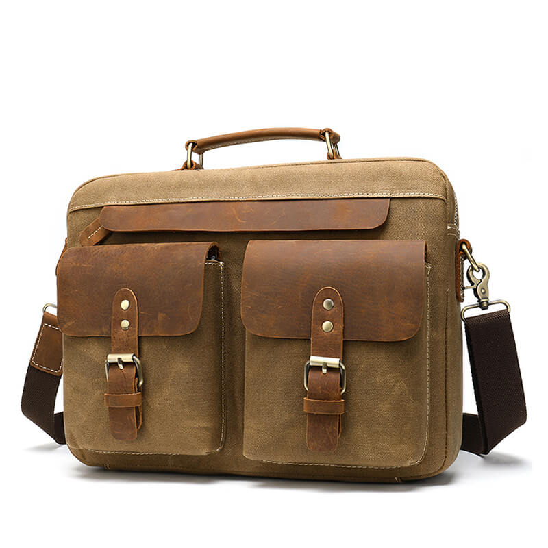 canvas aktentasche herren