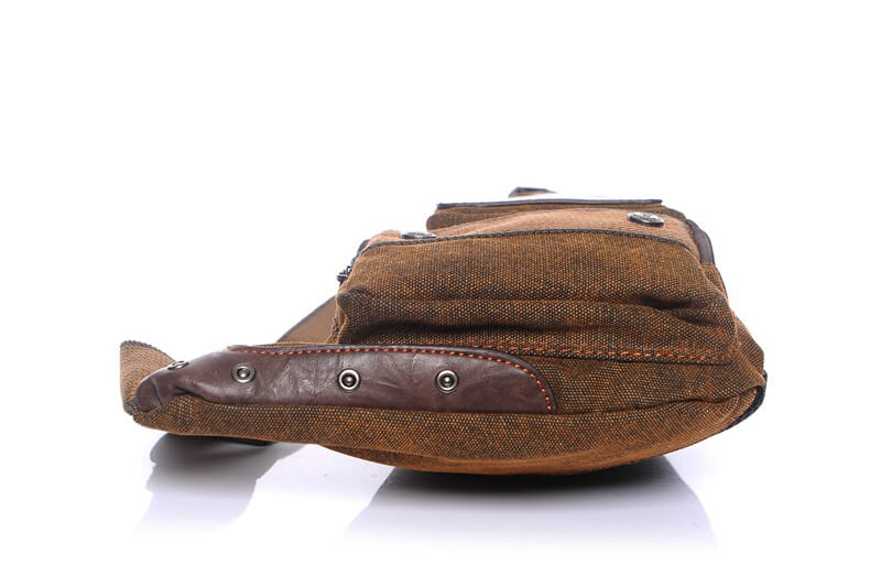 Canvas Brusttasche Herren günstig Brustbeutel Umhängetasche für Freizeit