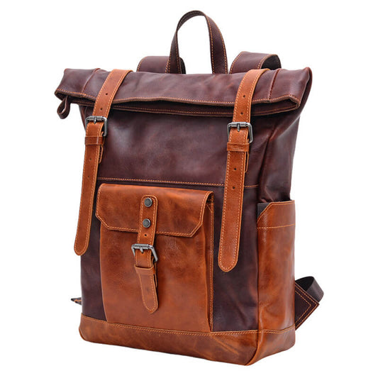 rucksack herren leder