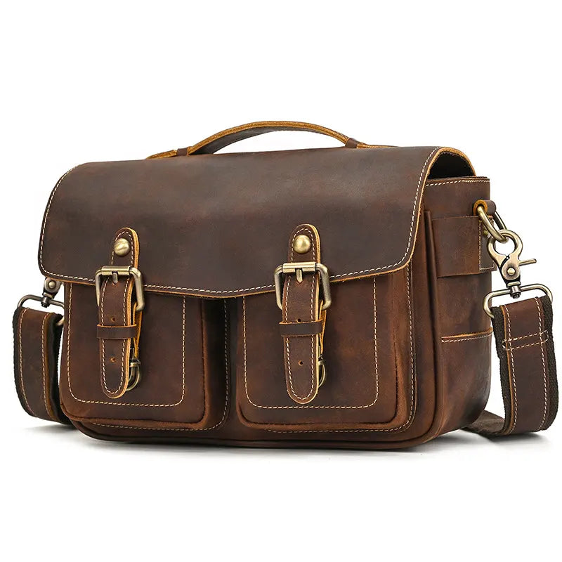 kameratasche leder vintage