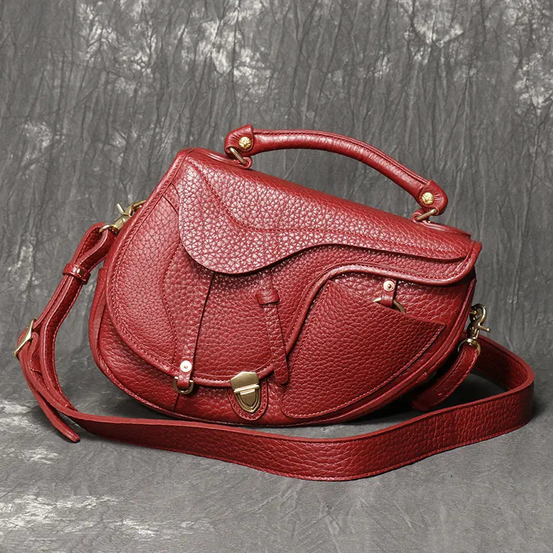 satteltasche damen rot