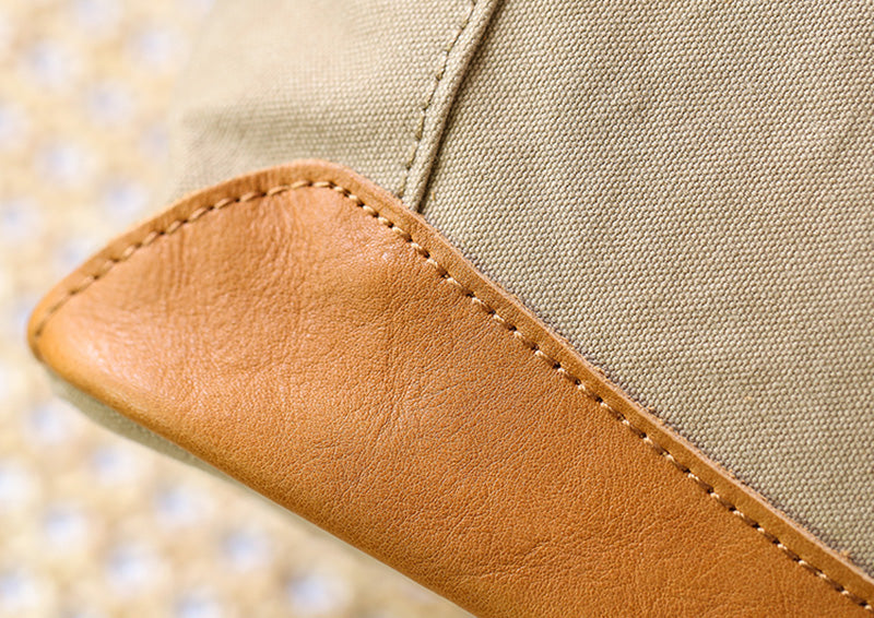 Vintage Schultertasche Damen Canvas Tote Tasche Segeltuch