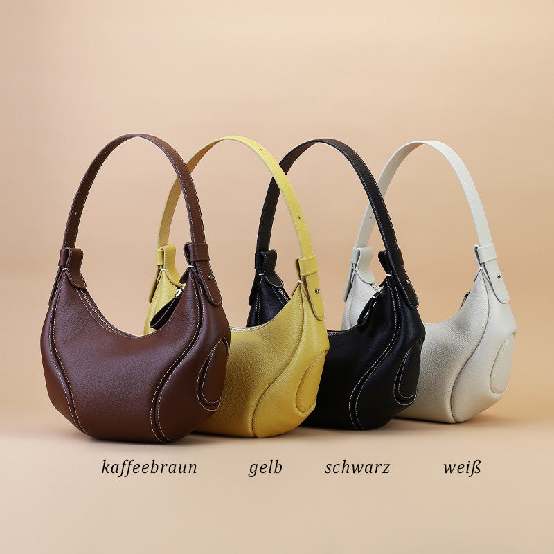 schultertasche damen leder