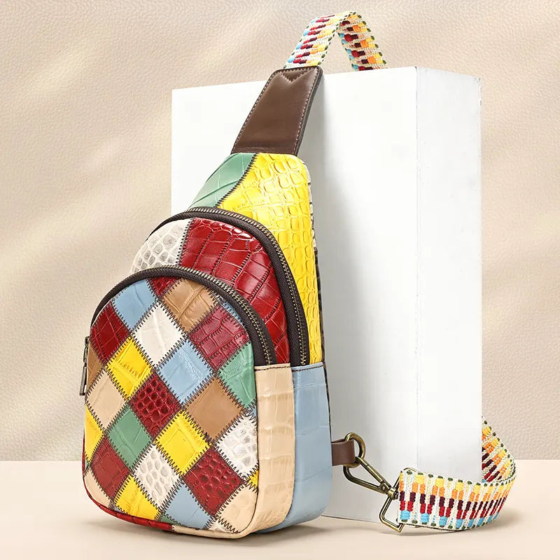 brusttasche damen leder