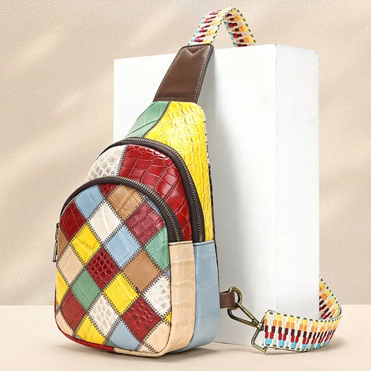 brusttasche damen leder