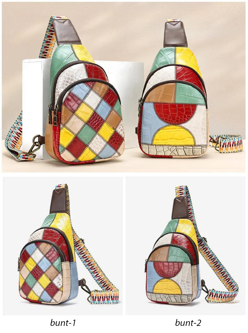 crossbody bauchtasche breiter gurt leder