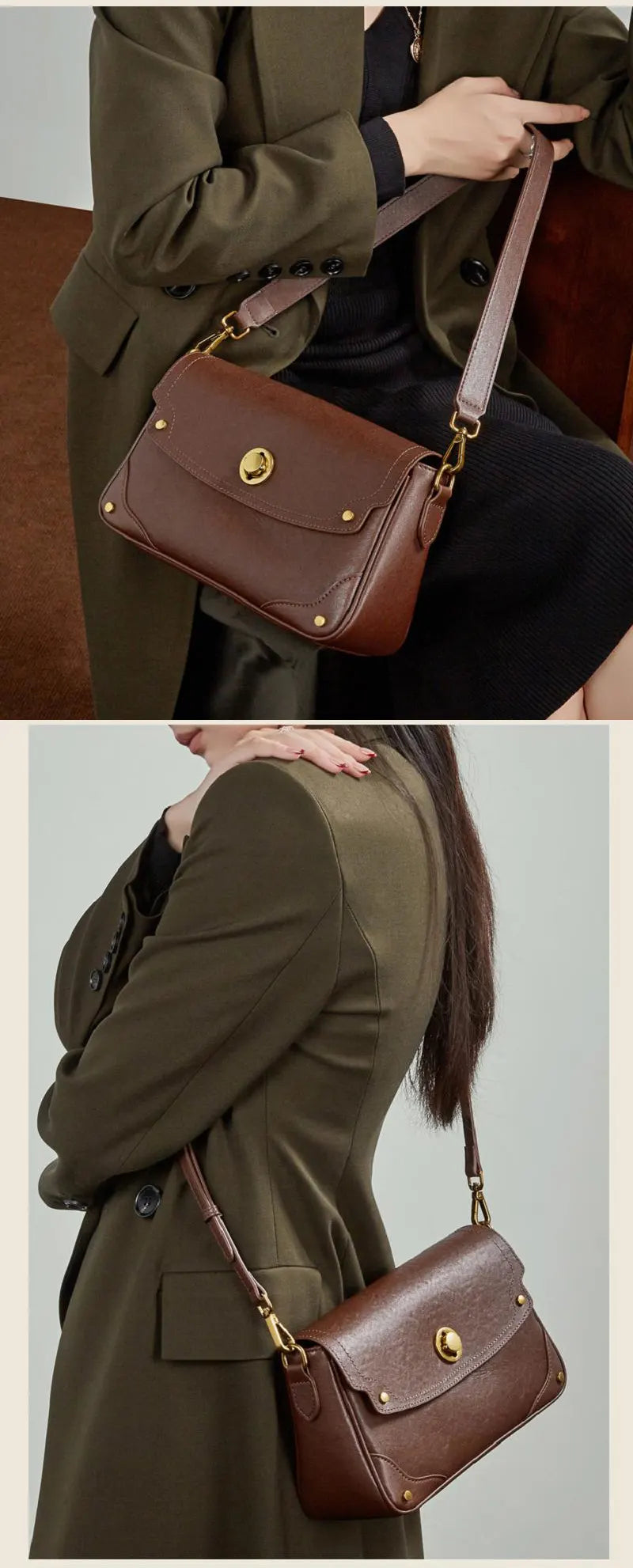 umhängetasche frauen leder