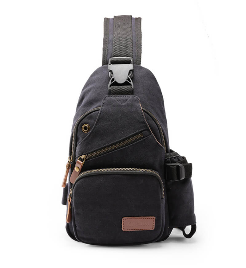 brusttasche herren schwarz