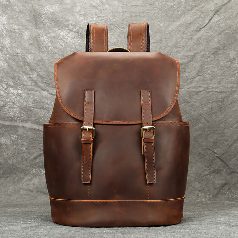 crazy horse leder rucksack
