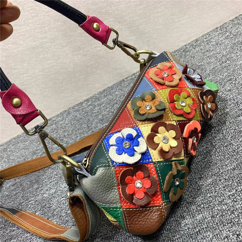 damen handtasche patchwork