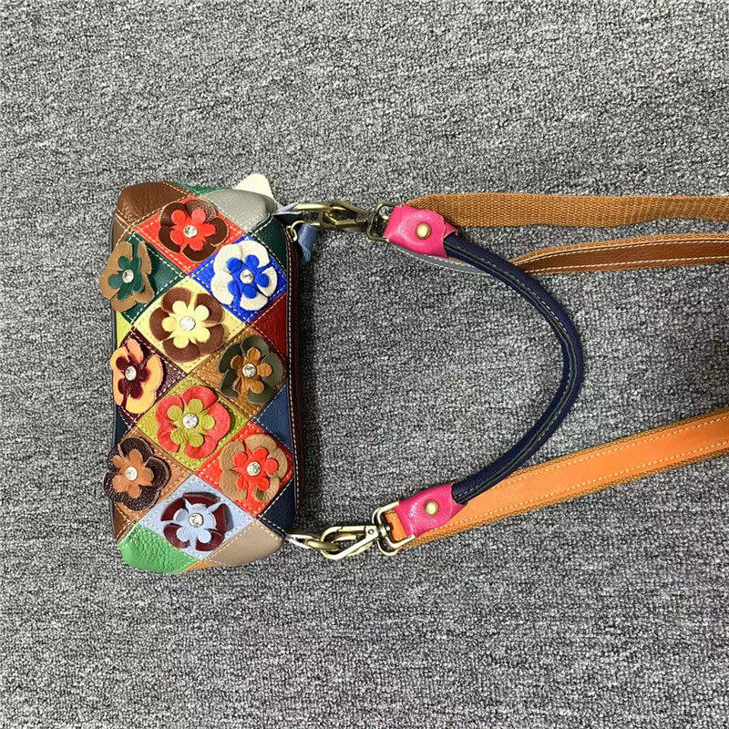 handtasche mit blumenmuster