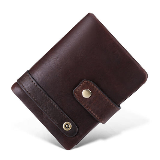 kleine Geldbörse Herren Leder Vintage Portemonnaie Männer Brieftasche