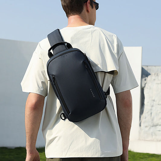 wasserdichte Brusttasche Herren Oxford Umhängetasche Sling Bag in 4 Fraben