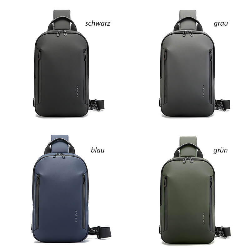 wasserdichte Brusttasche Herren Oxford Umhängetasche Sling Bag in 4 Fraben