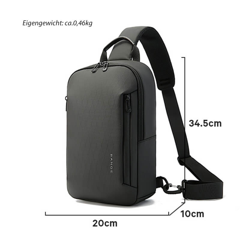 wasserdichte Brusttasche Herren Oxford Umhängetasche Sling Bag in 4 Fraben