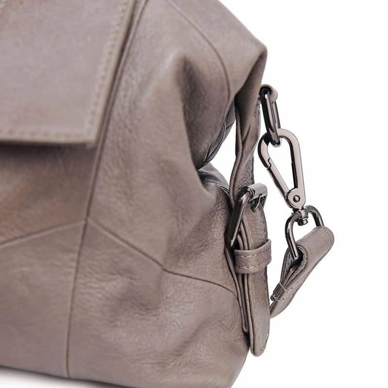 Damen Handtasche Leder Umhängetasche Frauen modern 4 Farben für Alltag