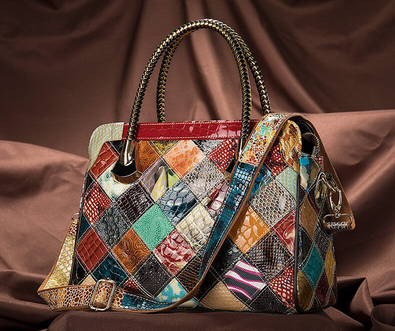 damen handtasche bunt