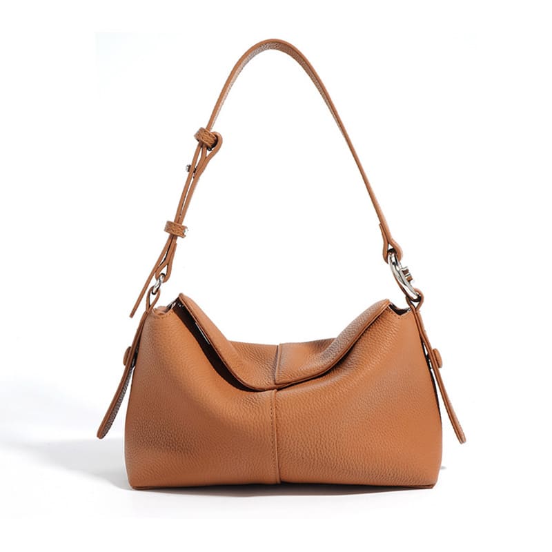 schultertasche leder braun damen