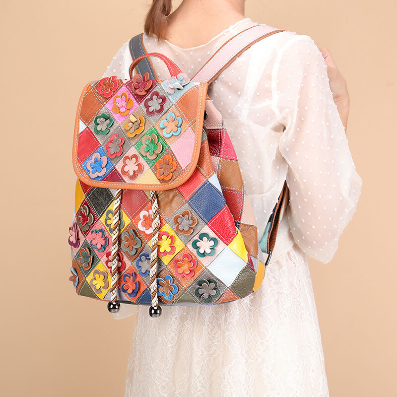 damen rucksack leder elegant