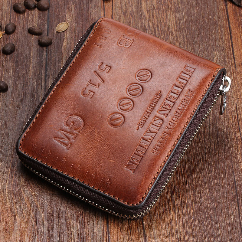 portemonnaie herren leder braun