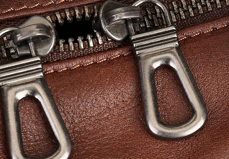 Handtasche Mittelgroß Damen leder Umhängetasche Vintage mit breitem Gurt