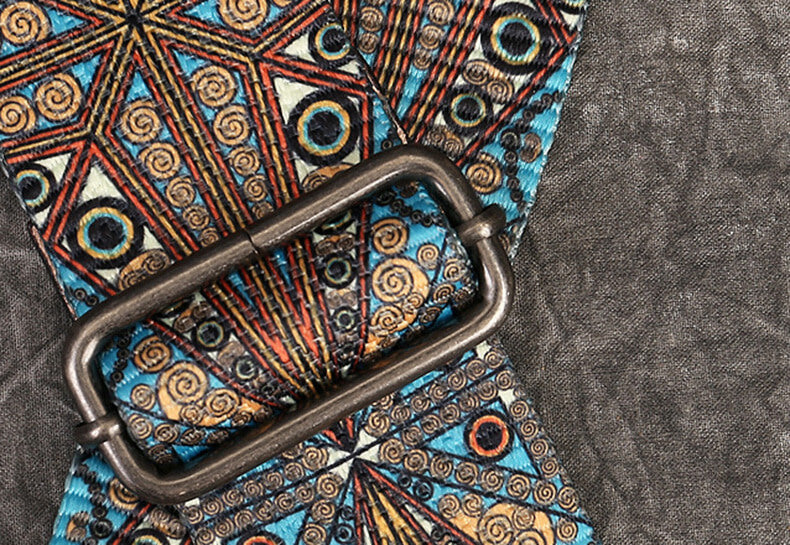 Handtasche Mittelgroß Damen leder Umhängetasche Vintage mit breitem Gurt