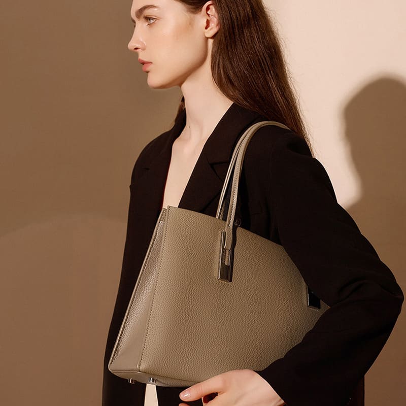schultertasche damen leder