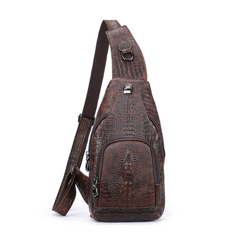 brusttasche herren leder klein