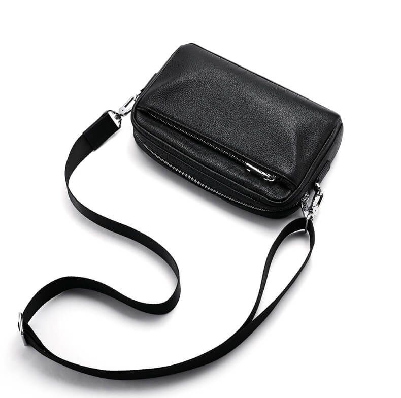 clutch umhängetasche schwarz
