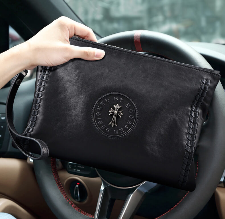 clutch weiches leder