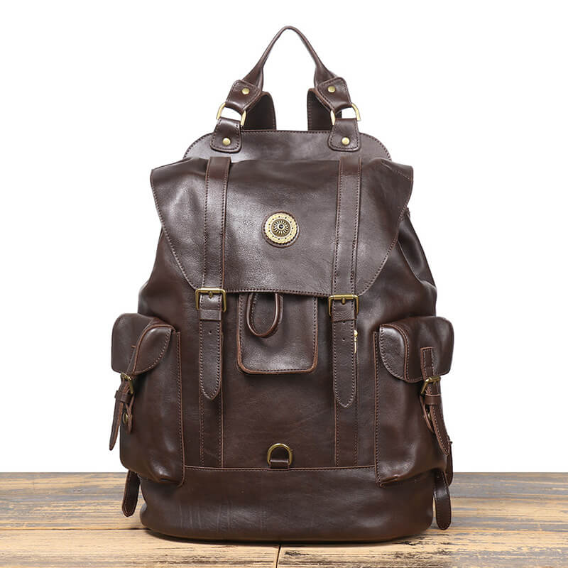 leder rucksack herren vintage