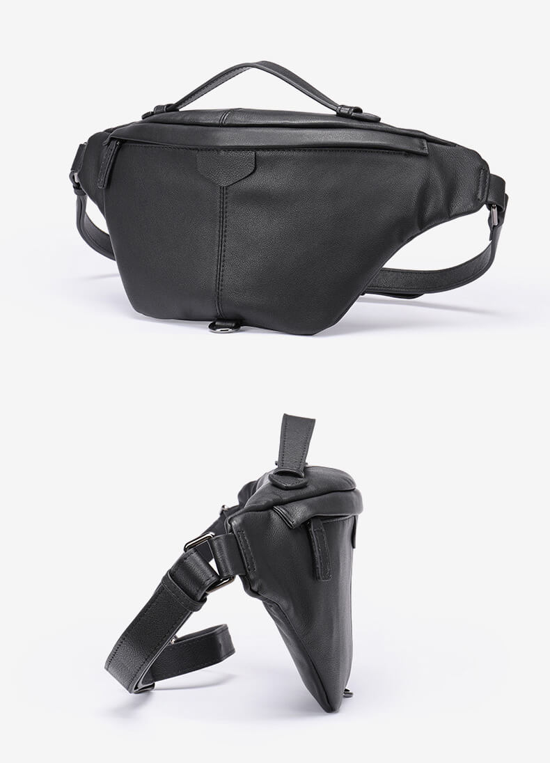 Hüfttasche Tasche für über die Schulter Damen Leder Brusttasche Umhängetasche