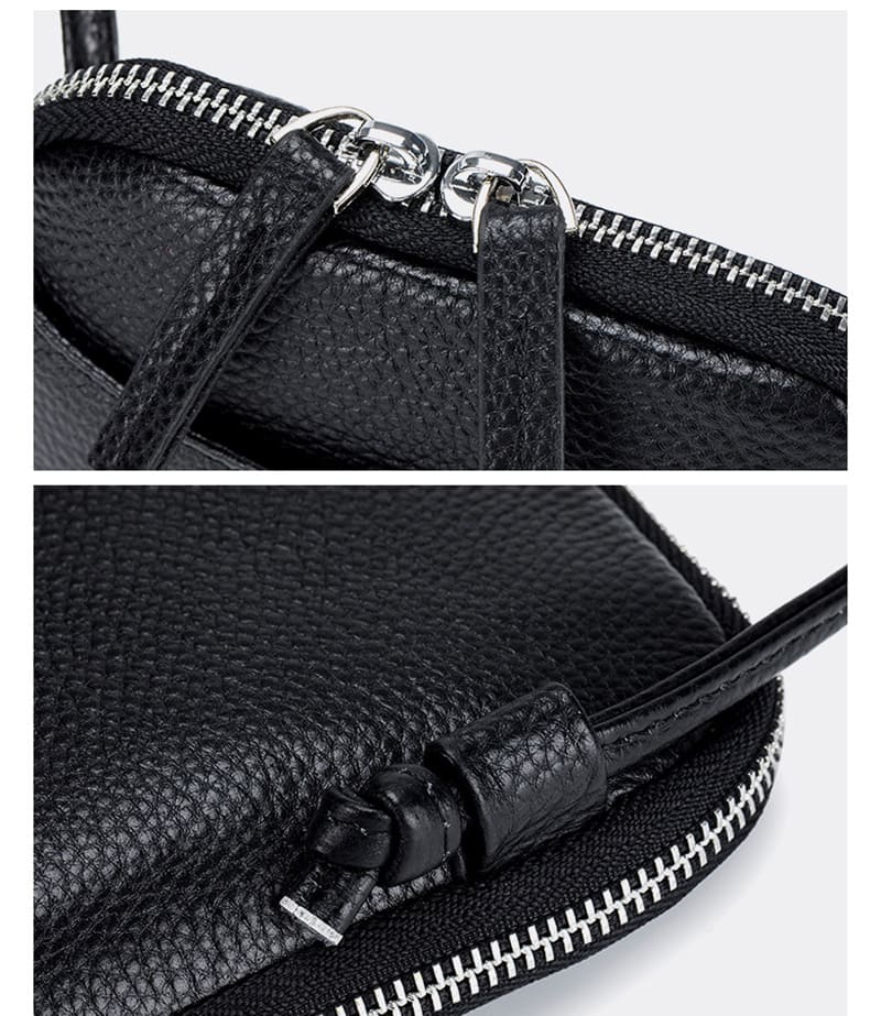 Kleine Umhängetasche Damen aus Leder Handytasche zum Umhängen