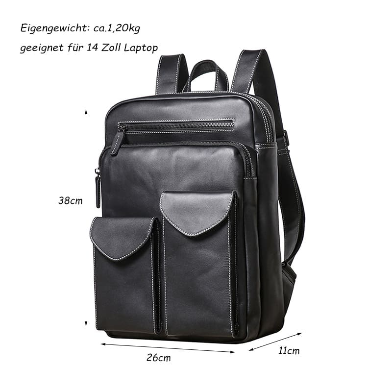 business rucksack leder herren