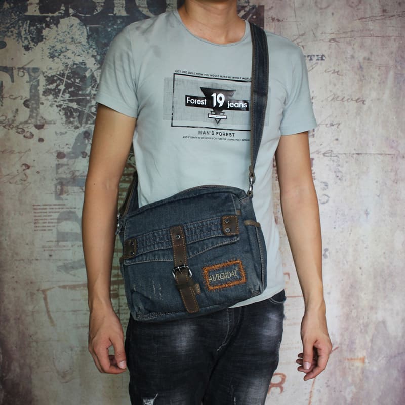 denim tasche herren
