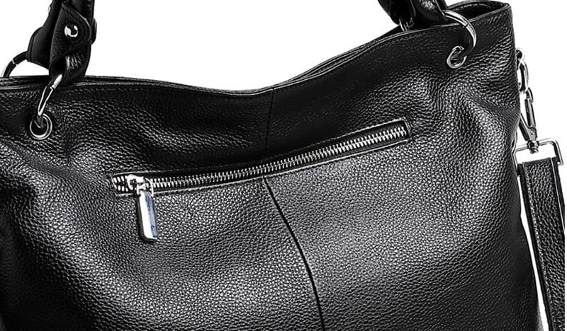 Leder Handtasche Damen Umhängetasche Schultertasche elegant mittelgroß