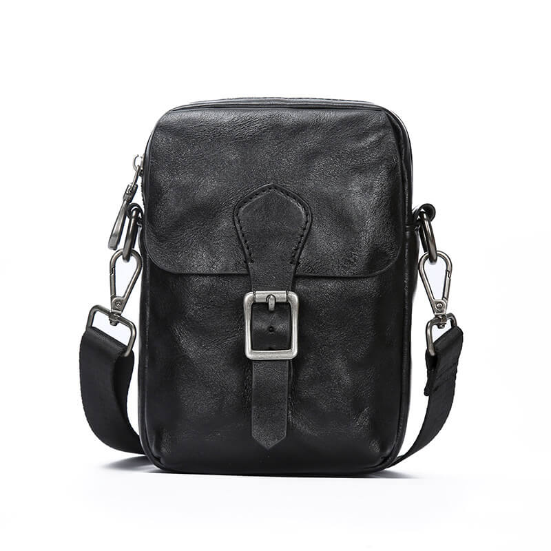 umhängetasche damen schwarz klein leder