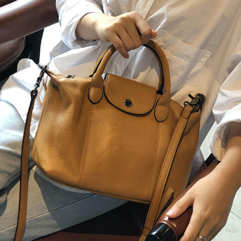 kleine handtasche zum umhängen leder