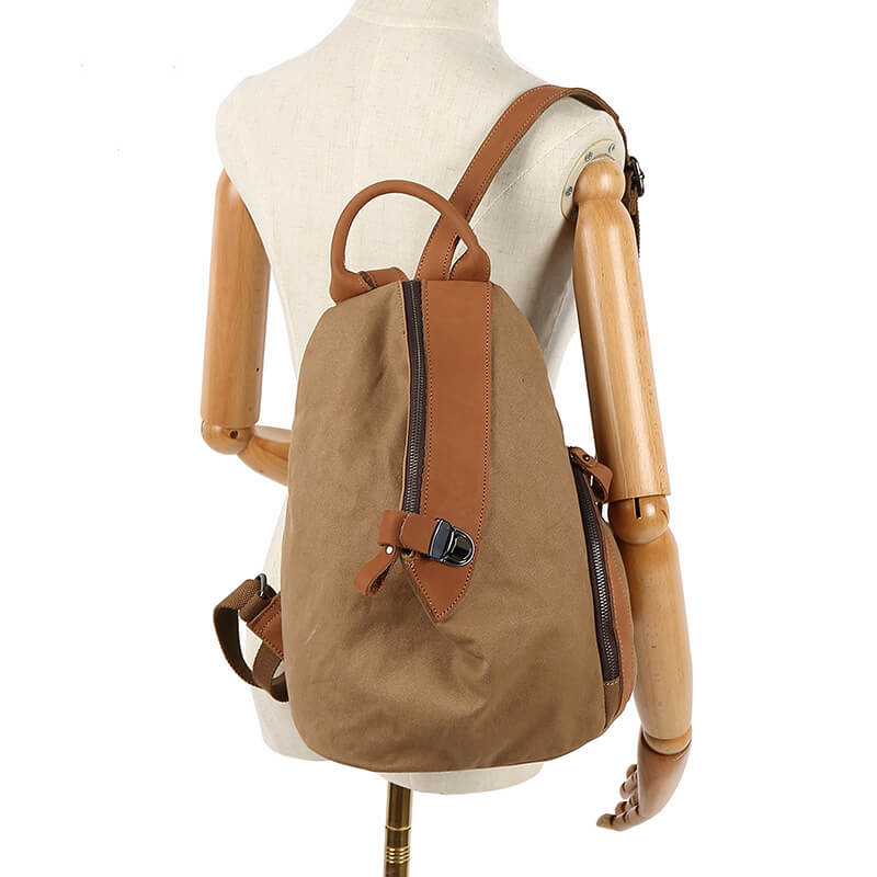 damen rucksack canvas