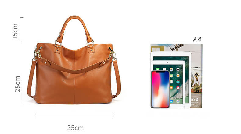 Elegante Umhängetasche Handtasche zum Umhängen für Damen Schultertasche Ledertasche