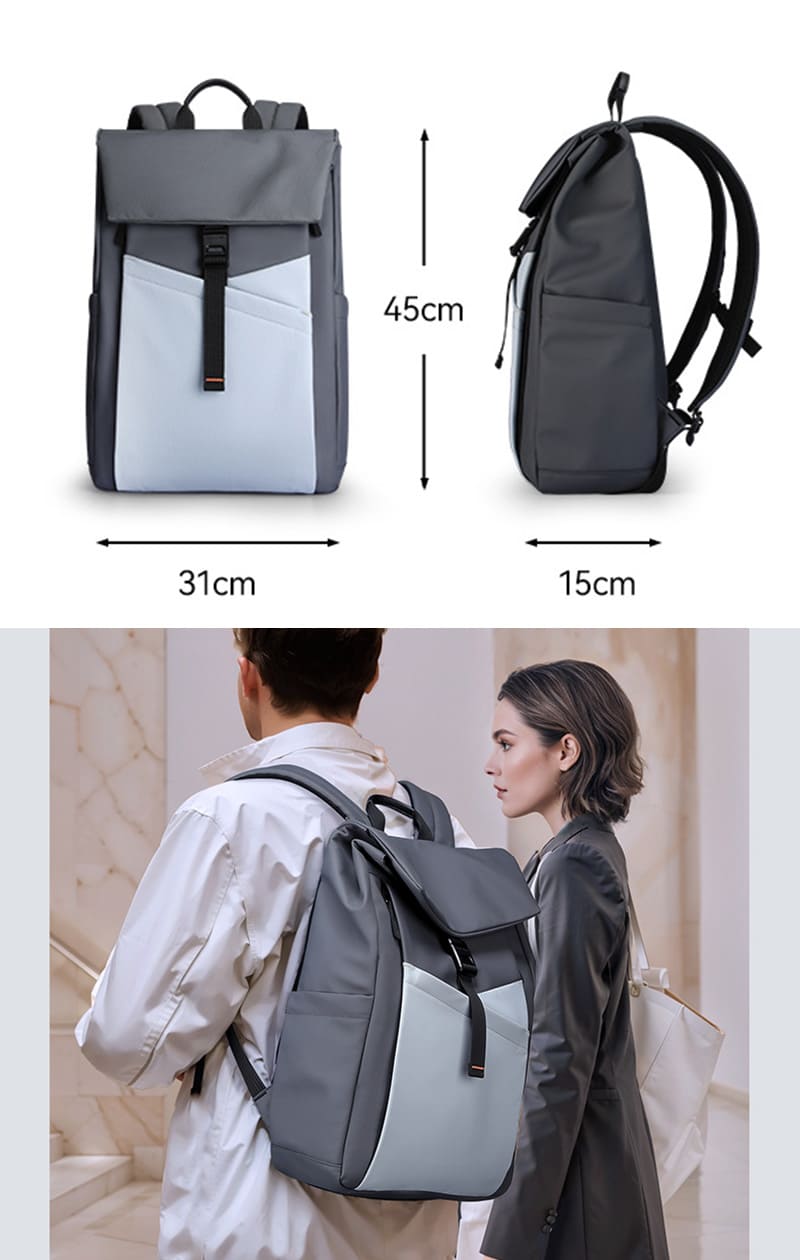 laptop rucksack herren grau